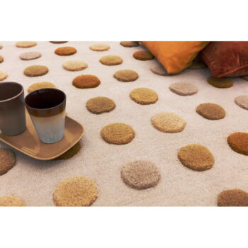 Žltý ručne tkaný vlnený koberec 160x230 cm Dotty – Asiatic Carpets – Obrázok 5