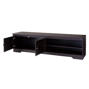 Hnedý TV stolík z borovicového dreva 45x44 cm Cubrix – Støraa – Obrázok 3