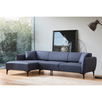 Modrá rohová pohovka  Belissimo, ľavý roh – Balcab Home - Image 6