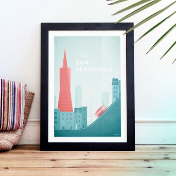 Plagát Travelposter San Francisco, 30 x 40 cm – Obrázok 2