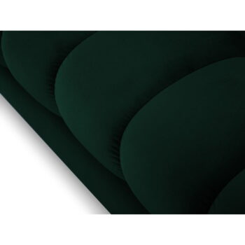 Tmavozelená zamatová rohová pohovka Cosmopolitan Design Bali, pravý roh - Image 7