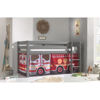 Detský záves k posteli 4 ks 195x75 cm Fire Truck – Vipack - Image 2