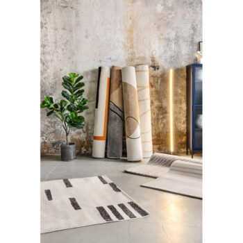 Oranžovo-krémový koberec 140x200 cm Linea – Bonami Selection – Obrázok 3