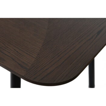 Tmavohnedý rozkladací jedálenský stôl s doskou v dubovom dekore 90x180 cm Latina – Unique Furniture – Obrázok 7