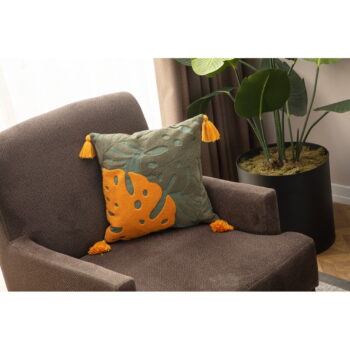 Dekoračný vankúš s prímesou ľanu 43x43 cm – Mila Home – Obrázok 2