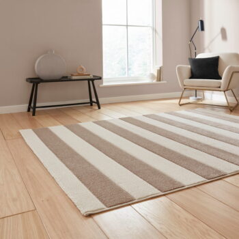Svetlohnedý koberec 120x170 cm Cove Stripe – Catherine Lansfield - Image 3