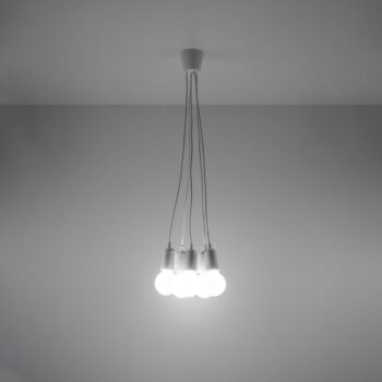 Biele závesné svietidlo ø 25 cm Rene – Nice Lamps – Obrázok 7