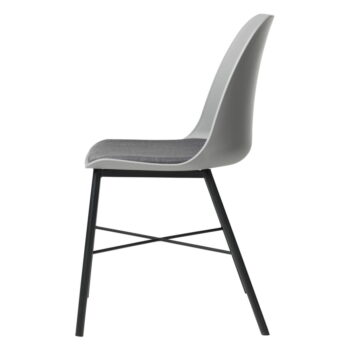 Sivá jedálenská stolička Unique Furniture Whistler – Obrázok 3