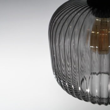 Čierne závesné svietidlo SULION Garbo, výška 127,5 cm – Obrázok 2