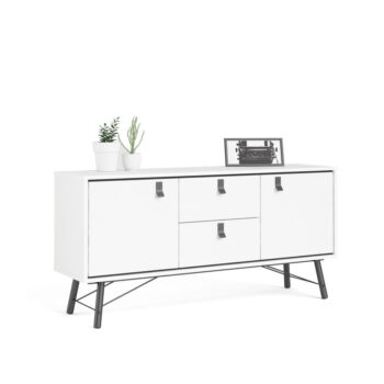 Biela komoda Tvilum Ry, 150 x 72 cm - Image 5