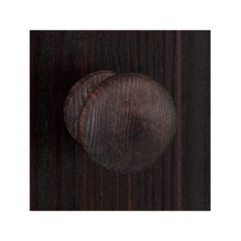 Hnedý TV stolík z borovicového dreva 45x44 cm Cubrix – Støraa – Obrázok 6