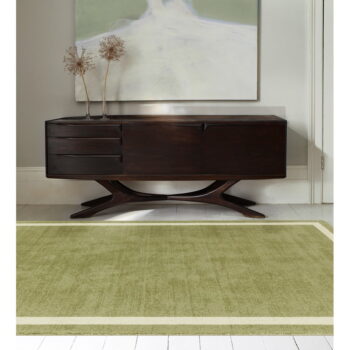 Khaki ručne tkaný vlnený koberec 200x300 cm Albi – Asiatic Carpets - Image 2