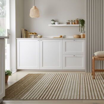 Zelený umývateľný koberec zo ženilky 80x160 cm Elton – Flair Rugs - Image 3