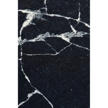 Čierno-biela kúpeľňová predložka s motívom mramoru Foutastic Marble, 60 x 40 cm – Obrázok 4