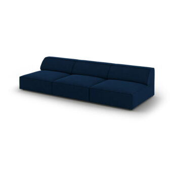 Tmavomodrá zamatová pohovka 240 cm Jodie – Micadoni Home - Image 3