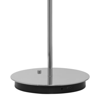 LED stolová lampa so stmievačom v striebornej farbe s kovovým tienidlom (výška  31 cm) Asteria Move – UMAGE - Image 8
