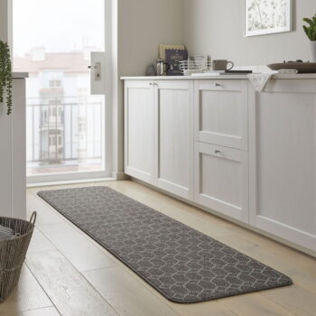 Tmavosivý umývateľný behúň 57x230 cm Argyll – Flair Rugs - Image 3
