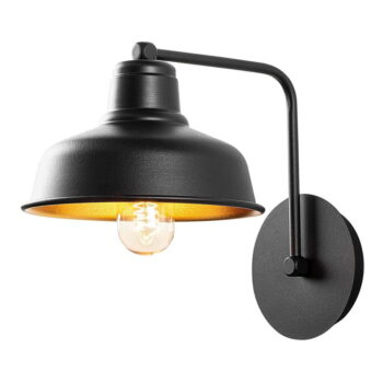 Čierne nástenné svietidlo Berceste – Opviq lights - Image 2