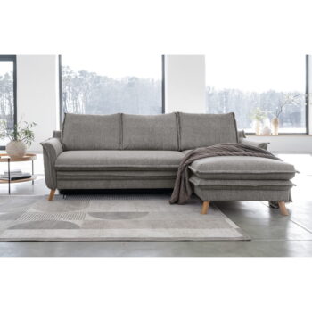Sivá rozkladacia rohová pohovka (pravý roh) Charming Charlie – Miuform - Image 2