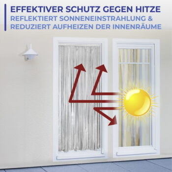 Termo záves do dverí v čierno-striebornej farbe 90x200 cm – Maximex - Image 6