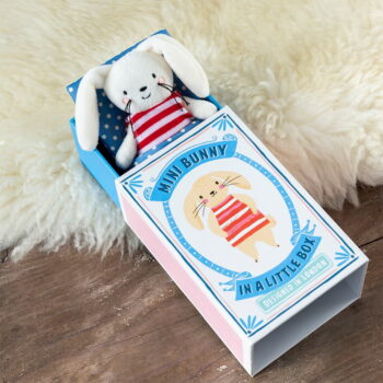 Plyšová hračka Mini Bunny in a Little Box – Rex London – Obrázok 2