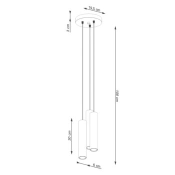 Závesné svietidlo v tehlovej farbe ø 19,5 cm Castro – Nice Lamps - Image 2