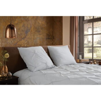 Sivé predĺžené obliečky na dvojlôžko z mikrovlákna 200x220 cm Pure Elegance – Good Morning – Obrázok 2