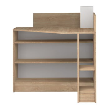 Pracovný stôl s doskou v dubovom dekore 94x94 cm Wall – TemaHome – Obrázok 3