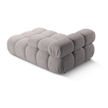 Svetlosivý modul pohovky z textílie bouclé (pravý roh) Bellis – Micadoni Home - Image 5