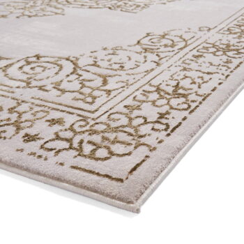 Koberec vo svetlosivo-zlatej farbe 80x150 cm Artemis – Think Rugs - Image 8