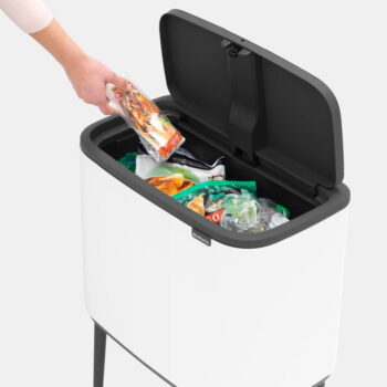Biely dotykový oceľový odpadkový kôš 36 l Bo Touch Bin – Brabantia – Obrázok 10