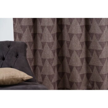 Hnedý záves 130x260 cm Zatapa – Mendola Fabrics - Image 2