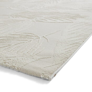 Krémovobiely umývateľný koberec z recyklovaných vlákien 160x230 cm Flores – Think Rugs - Image 9