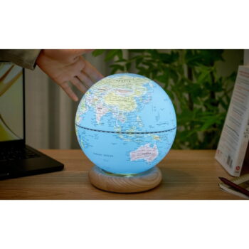 Glóbus ø 20 cm Atlas LED – Gingko – Obrázok 4