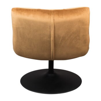 Zamatové kreslo v horčicovej farbe Bar – Dutchbone - Image 7