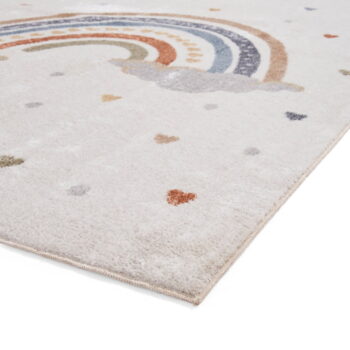 Krémovobiely detský koberec 80x150 cm Vida Rainbow – Think Rugs - Image 6