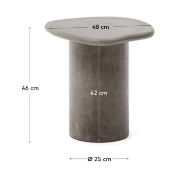 Záhradný odkladací stolík 48x47 cm Macarella – Kave Home - Image 5