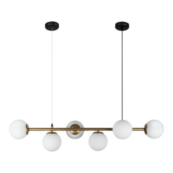 Závesné svietidlo v zlatej farbe Squid Lighting Owl, výška 120 cm - Image 3