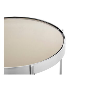 Okrúhly odkladací stolík so sklenenou doskou ø 33 cm Allure – Premier Housewares – Obrázok 3
