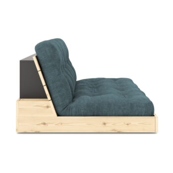 Modrá menčestrová rozkladacia pohovka 196 cm Base – Karup Design – Obrázok 2