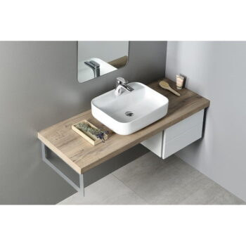 Biele keramické umývadlo 50x40 cm Garda – Sapho - Image 4