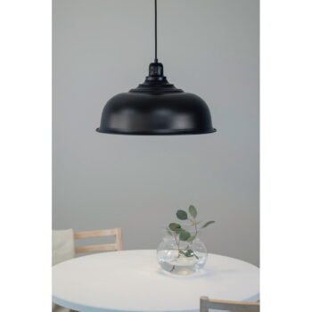 Čierne závesné svietidlo s kovovým tienidlom 50x50 cm Port - Markslöjd - Image 2