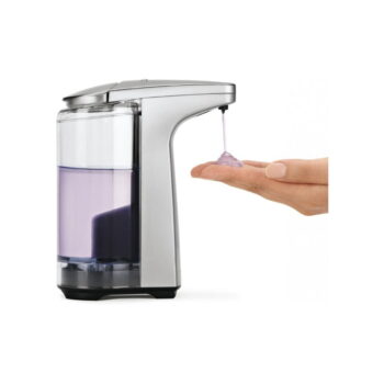 Sivý automatický kovový dávkovač mydla 237 ml - simplehuman - Image 2