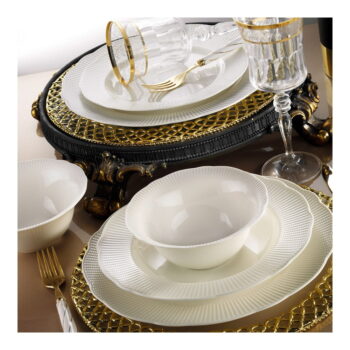 24-dielna sada tanierov z porcelánu Kutahya Golden Era – Obrázok 9