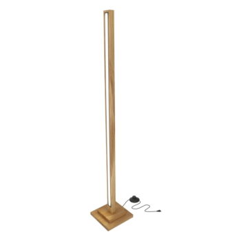 LED stojacia lampa v prírodnej farbe s kovovým tienidlom (výška  121 cm) Alset – Candellux Lighting - Image 2
