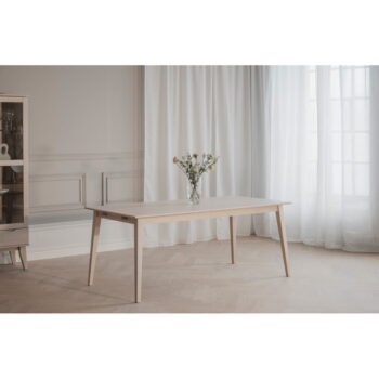 Matne lakovaný dubový jedálenský stôl Rowico Mimi, 180 x 90 cm - Image 6
