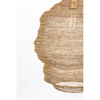 Závesné svietidlo v zlatej farbe White Label Lena, ø 48 cm - Image 8