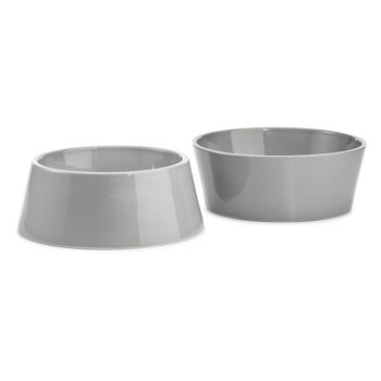 Porcelánové misky v súprave 2 ks ø 17 cm Doppio Concrete S/M – MiaCara