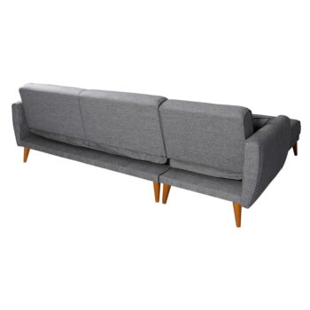Sivá rozkladacia rohová pohovka Aria – Balcab Home - Image 6