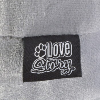 Sivý kukaň pre psa 22x45 cm – Love Story - Image 6